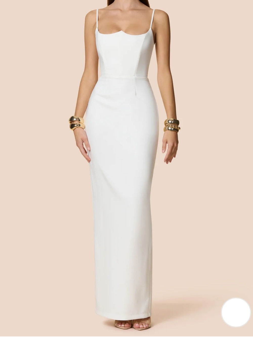 NOOKIE AALIYAH MAXI DRESS - WHITE